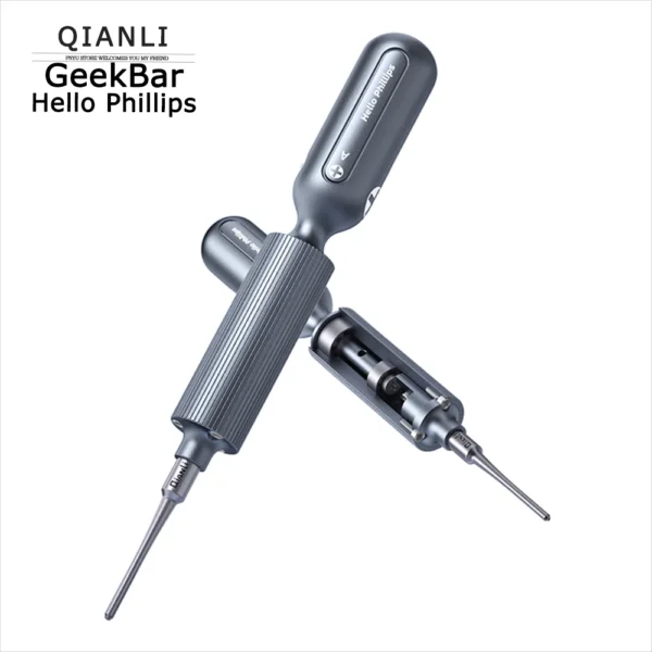Screwdriver QIANLI GeekBar Hello Phillips Super Tactile Grip-type Precision Silent Dual-bearing Phone Repair Disassembly Tool