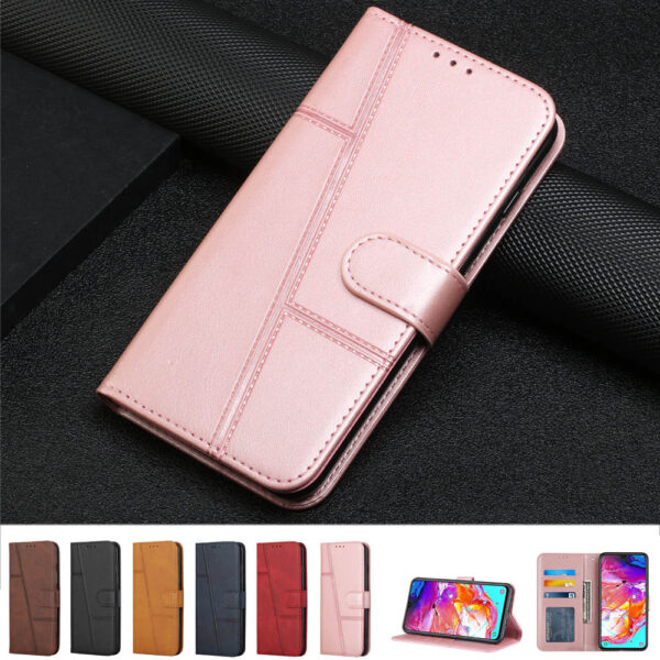 Luxury Cover Stand Card Slot Wallet Leather Flip Cover iPhone 17 Air 16 1 5 14 13 12 11 Pro Max Mini Phone Case