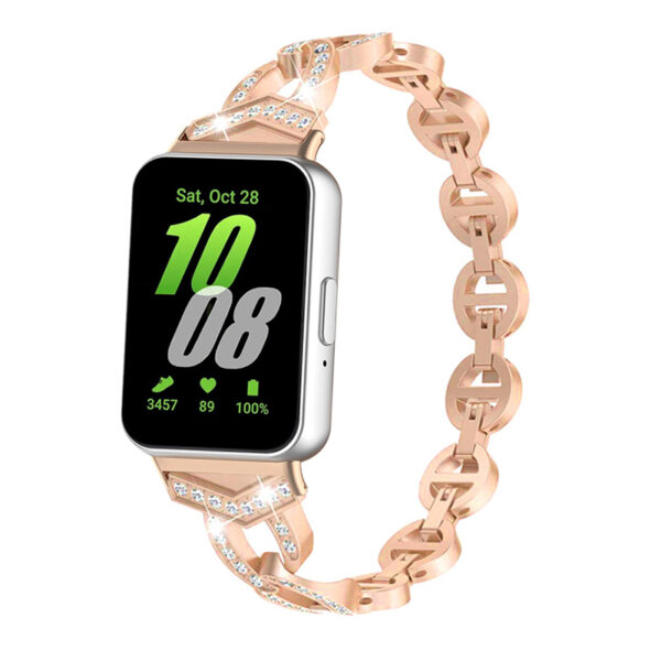 Diamond link Bracelet for Samsung Galaxy Fit 3 Metal Strap for Galaxy Fit 3 Smart Watch Band for samsung galaxy fit 3 Wristband