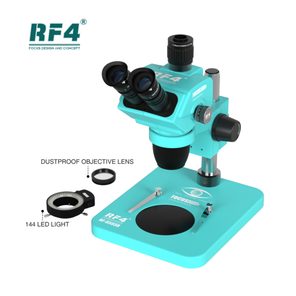 The New RF4 6565R Can Continuously Enlarge 6.5-65X Zoom Stereoscopic Triocular Microscope For Mobile Phone Welding Repair