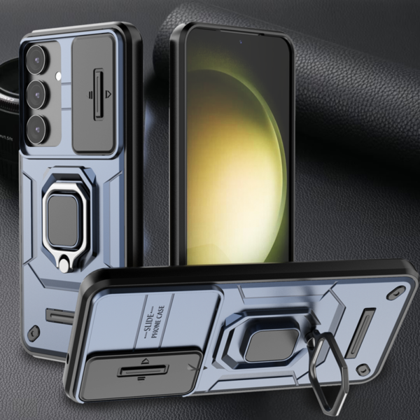 For Samsung S25 S24 S23 Ultra 5G Case For Samsung A13 A14 A15 A24 A25 A26 A34 A35 A54 A55 A56 M15 M34 M35 M55 4G 5G Galaxy Covers Camera Protect Military Shield Ring Armor Cases Galaxy Bumper Cover