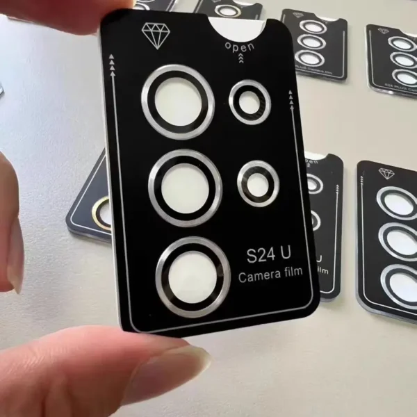 For Samsung Galaxy S25 Ultra Camera Film Camera Lens Protector Glass For S25 Ultra Plus Full Cover Lens Metal Protector Ring