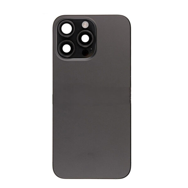 For iPhone 15 Pro Back Glass Cover Replacement Big Camera Hole comes with Sapphire Camera Frame Magnet