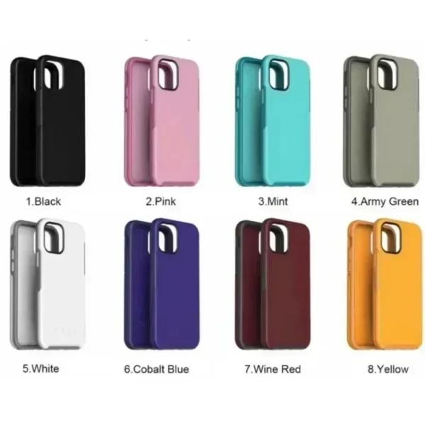 Symmetry OtterSeries Case box For Apple iPhone 15 pro max / 14 pro max 13 Pro Max iPhone 11 pro case double color phone case