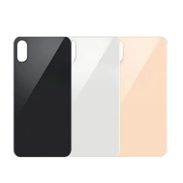 For iPhone XS MAX Back Glass Cover Replacement Big Camera Hole