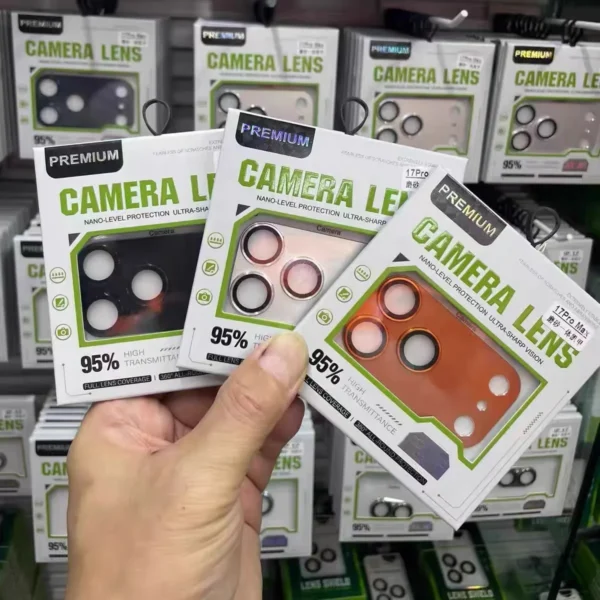 For iPhone 17 Pro Max Lens Protector Matte Metal Mobile Phone Camera Lens Protective Film for iPhone 17 Air