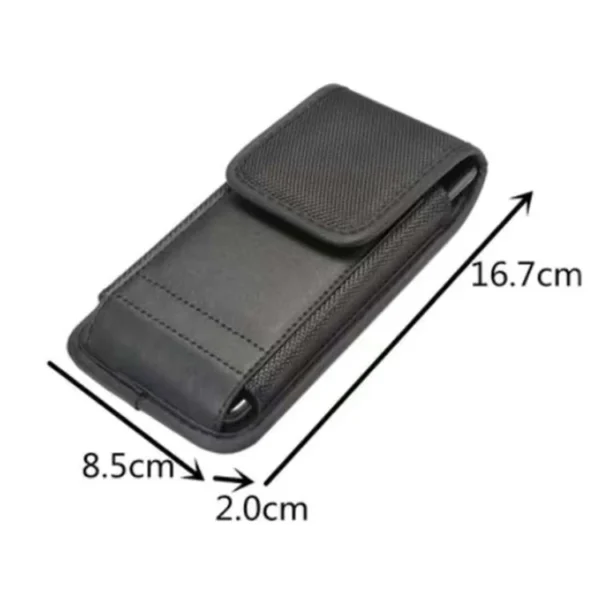 Wholesale Phone  Credit Card Slot Nylon Waist Case for iPhone 15 Pro Max Cellphone Belt Clip Holster Pouch Case for Men