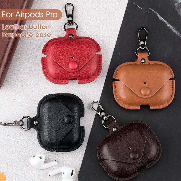 Protective Cover for AirPods Pro 2 USB C Case Leather Case for airpods 3rd 2nd generation Case Coque for airpods 3 pro 2 1 Case