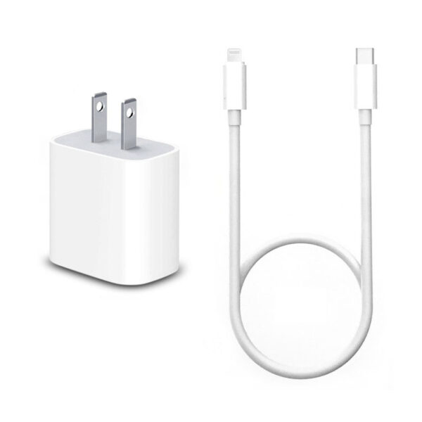For Apple 11/XS/XR/8P/8 Charger 18W Fast Charger PD Fast Charge Charging Cable Set
