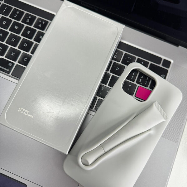 Case For iPhone 15 Pro Max Cases iPhone 14 Cases Lip Gloss Lipstick Lip Balm 3D Make-Up Silicone Case For iPhone 13 12 11 Cover