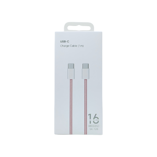 USB-C Cable For Apple iPhone 16 Pro Max PD 60W Fast Charging For Huawei Xiaomi Samsung Type C Weaving Cable Accessories