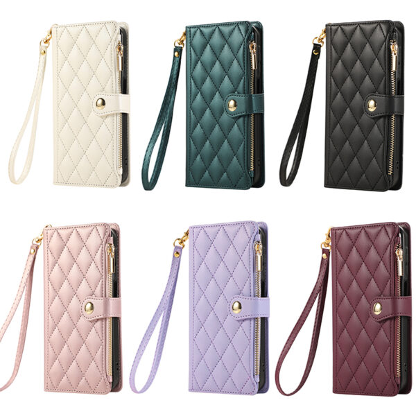 Luxury Wallet Zipper Leather Cover Case For Samsung Galaxy A05 A06 A12 A13 A14 A15 A16 A21 A22 A23 A24 A25 A32 A33 A34 A35 A36 A42 A51 A52 A53 A54 A55 A56 A71 A72 4G 5G